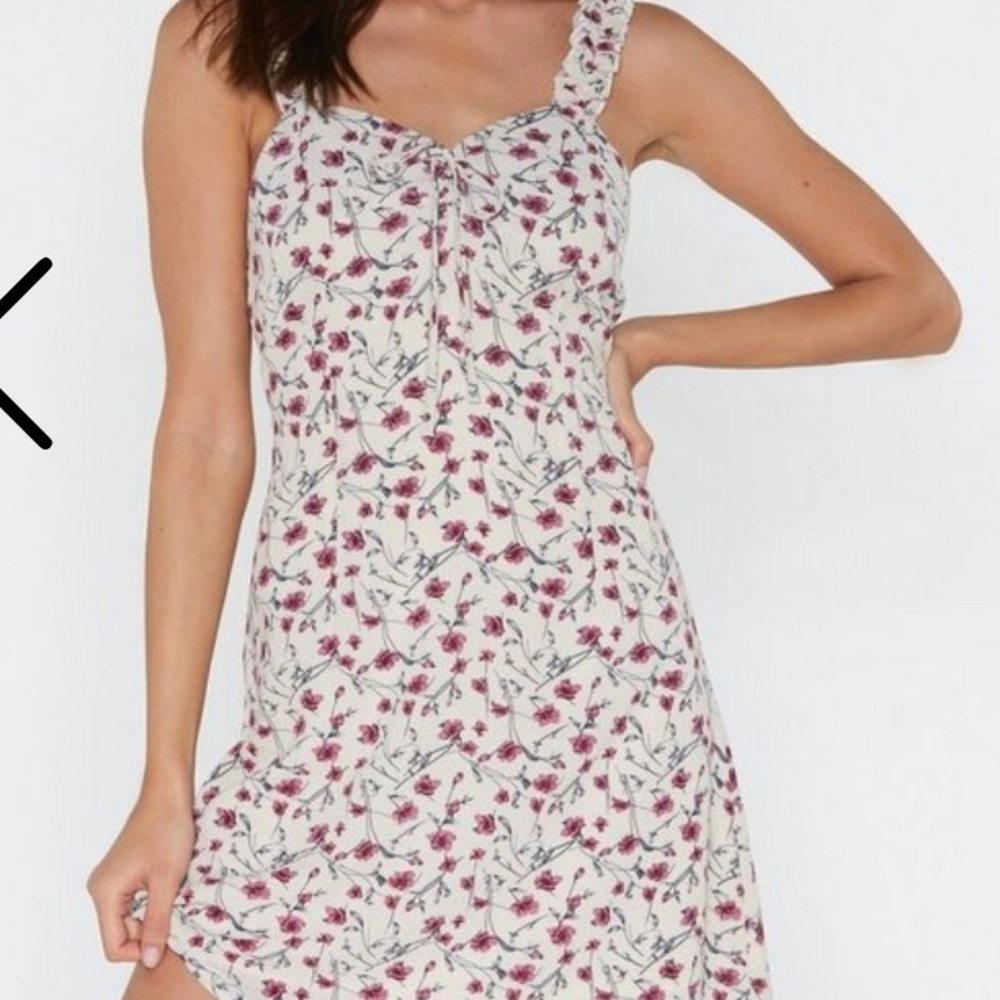 Nasty Gal Mini Floral Dress